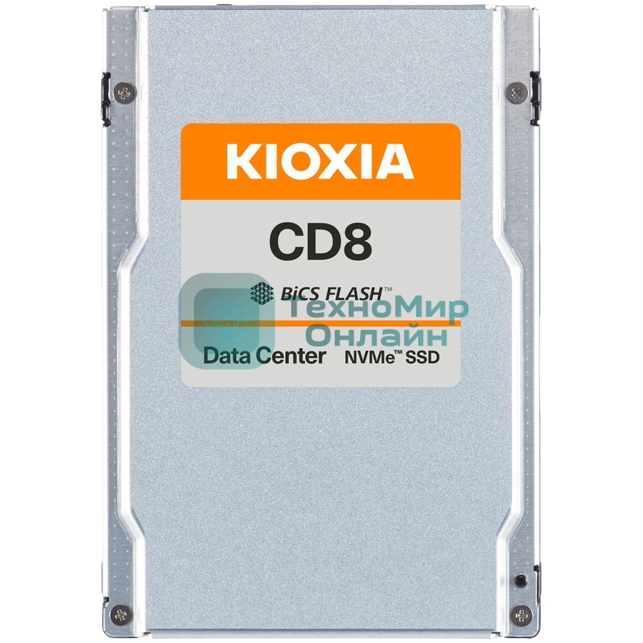 Накопитель SSD для сервера Kioxia (U.2 15MM, 6.4Tb, PCIe Gen4 1x4, BiCS FLASH TLC, CD8-V SIE*). (SSTKCD8XVUG6T40)