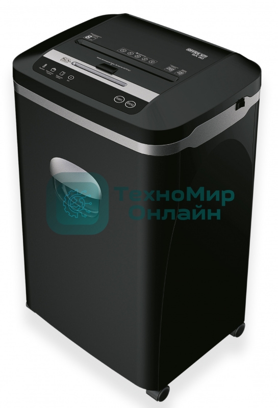 Шредер Office Kit SA80 2x10 (секр.P-5)/фрагменты/80лист./20лтр./скрепки/скобы/пл.карты/CD