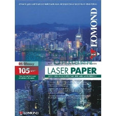 Фотобумага LOMOND Двухсторонняя Глянцевая, для лазерной печати, 105 г/м2, А4/250л.