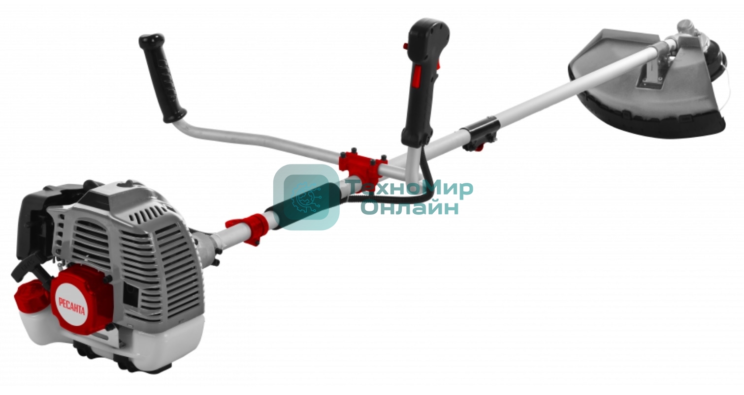 Триммер бензиновый Ресанта БТР-1500Р 1500Вт 2л.с. разбор.штан. реж.эл.:леска/нож