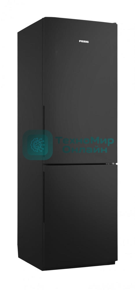 Холодильник Pozis RK FNF-170 черный двухкамерный 220/94 л морозилка снизу