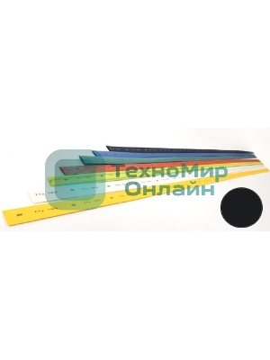 Трубка термоусадочная ТТУ 5/2.5 черный 1м IEK UDRS-D5-1-K02