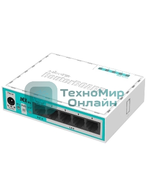 Маршрутизатор MikroTik RB750r2 hEX lite 5x10/100 Mbps