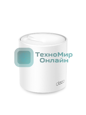 Бесшовный Mesh роутер AX3000 Whole Home Mesh Wi-Fi 6 UnitSPEED: 574 Mbps at 2.4 GHz + 2402 Mbps at 5 GHzSPEC: 2× Internal Antennas, 3× Gigabit Ports (WAN/LAN auto-sensing), 2 Streams and HE160 for 5GHzFEATURE: Deco App, Router/AP Mode, IPv6, IPTV, HomeShield (Parental