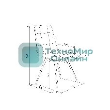 Стул для дома Бюрократ CH-K1_4 комплект 4 шт черный Holland 75 металл черный на ножках