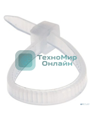 Хомут-стяжка кабельная нейлоновая Rexant 100x3,6 мм, белая, упаковка 100 шт.