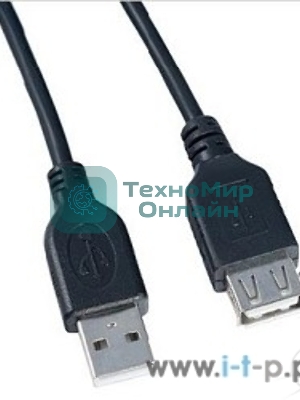 Кабель PERFEO USB2.0 A вилка - А розетка, 1 м. (U4502)