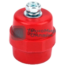 Изолятор SM40 (М8) силовой с болтом IEK YIS11-40-12-B