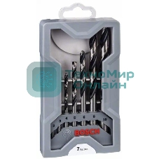 Набор сверл BOSCH 2.608.577.347 HSS PointTeQ 7шт Mini X-Line