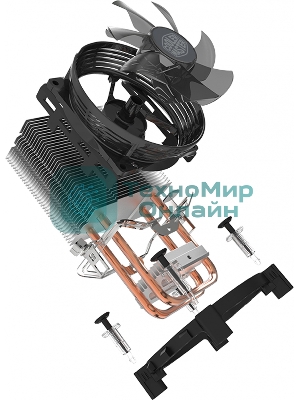 Кулер Cooler Master CPU Cooler Hyper T20, RPM, W, Full Socket Support