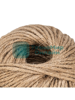 Шпагат джутовый Сибртех 2800 текс, 2,5 мм, L 60 м, 5-ниточный,