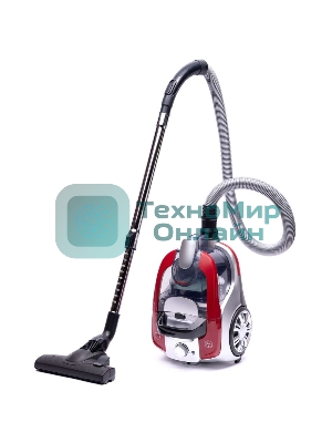 Пылесос Sharp ECNB16RR красный, 320/1600 Вт, уборка сухая, пылесборник контейнер 1 л