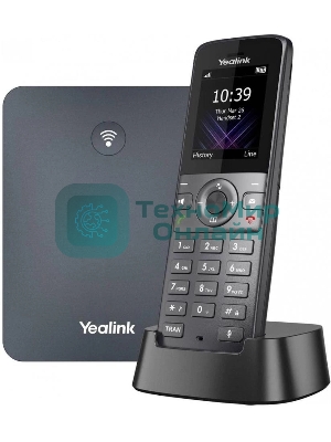 Система YEALINK W74P (база W70B+трубка W74H) до 10 SIP-аккаунтов, до 10 трубок на базу, до 20 вызовов, шт