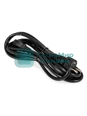 Кабель питания ExeGate Special PC-3S (Евровилка Schuko->C13, 3*1.0мм2, CCA, черный, 3 м)