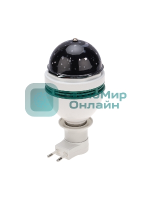 Диско-лампа Neon-night светодиодная E27 с переходником в розетку, проекция звезды, 230В