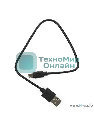 Кабель Гарнизон Кабель USB 2.0 Pro, AM/microBM 5P, 1м, черный, пакет (GCC-mUSB2-AMBM-1M)