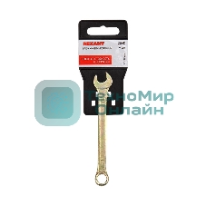 Ключ комбинированный Rexant 9 мм, желтый цинк