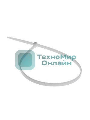 Хомут кабельный Rexant 4.8х400 нейл. белый (уп. 100 шт)