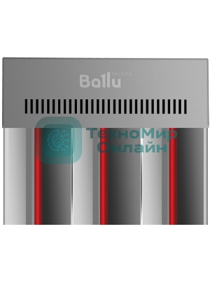 Обогреватель инфракрасный Ballu BIH-T-3.0 серый, 3000 Вт, 30 м2