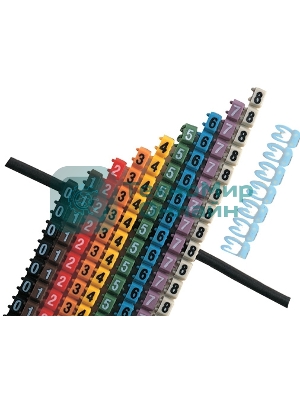 Маркер кабельный МКН комплект цифр 