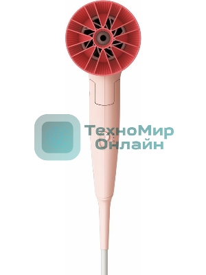 Набор для укладки волос Фен Philips BHP398/00 розовый, 1600 Вт, компактный + выпрямитель