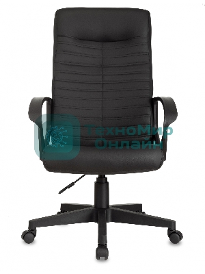 Кресло Бюрократ CH-480LT черный, экокожа
