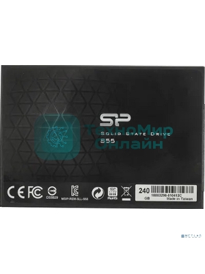 Накопитель SSD SiliconPower Slim S55, 240Gb, SATA, 2.5