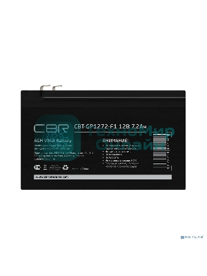 Батарея для ИБП CBR CBT-GP1272-F1 (12В 7.2А·ч), клеммы F1