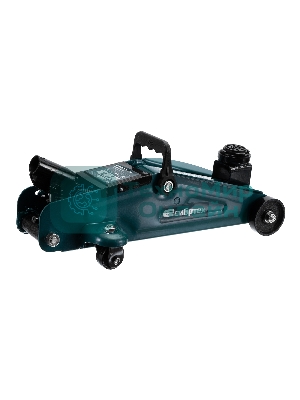 Домкрат гидравлический подкатной Сибртех 2т, 127-330 мм, в пластиковом кейсе