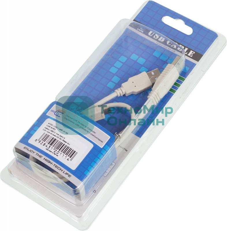 Кабель USB2.0 Ningbo mini (5pin)-A 0,5m +доп.питание A(0.3m) Blister box