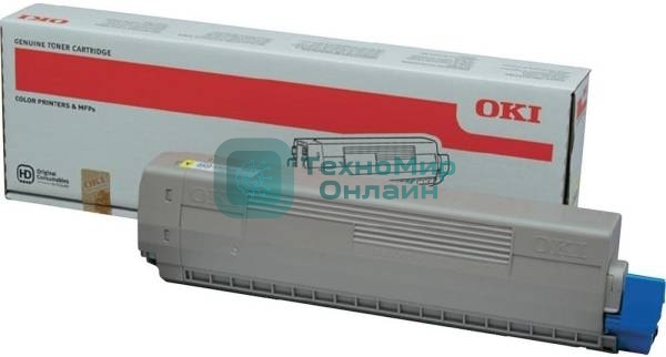 Картридж лазерный Oki C822 7.3К (yellow)