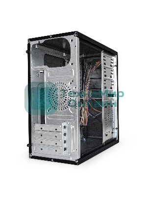 Компьютерный корпус ExeGate EX284022RUS Minitower BA-201 Black, mATX, (без БП), 2*USB, Audio