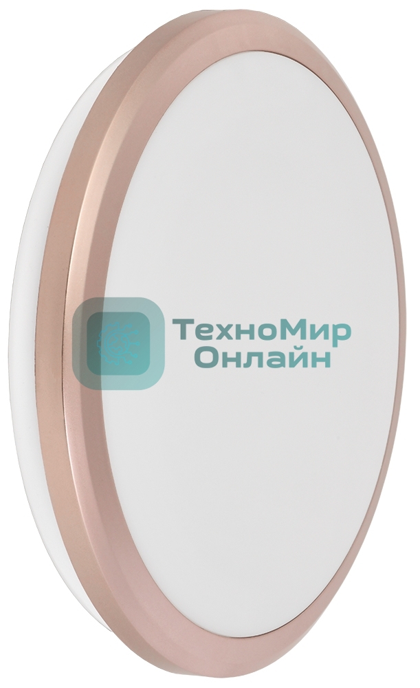 Светильник LED ДПБ 3205 24Вт IP54 4000K круг роз. золото LDPB0-3205-24-4000-K01 IEK