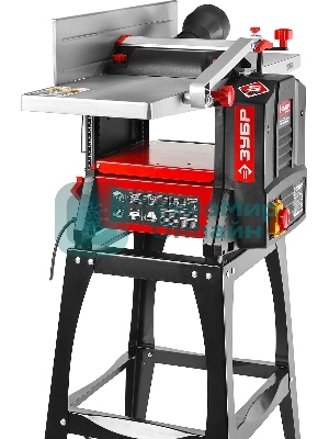 Станок рейсмусно-фуговальный Зубр СРФ-254-1600С 1600 Вт, 9000 об/мин, ширина строгания 254 мм