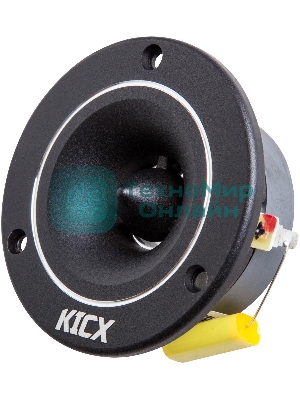 Колонки автомобильные Kicx DTC 36 ver.2 (без решетки) 80Вт 103дБ 4Ом 7.2 см (3 дюйм) (ком.: 2кол.) твитер однополосные