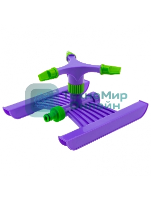 Разбрызгиватель пластиковый Palisad, вращ. с 3 лоп., штуц D 3/4