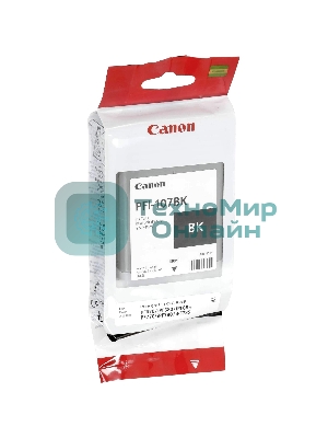 Картридж струйный Canon PFI-107BK (6705B001) черный (130 мл) для Canon iP F680/685/780/785