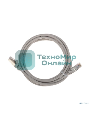 Патч-корд F/UTP Rexant cat.5e, RJ45-RJ45, 26AWG, ZH нг(А)-HF, серый, 2 м