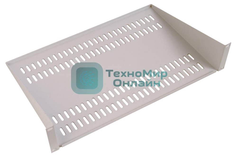 Полка перфорированная консольная 2U, глубина 400 мм (МС-40)