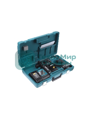 Перфоратор Makita DHR202RFE Перфоратор ак,SDS+, 18В,2х 3 Ач Li-ion,3реж,1.9Дж,0-4000у\м,3.5кг,чем,подсветка,совмест с 4 Ач Li-ion