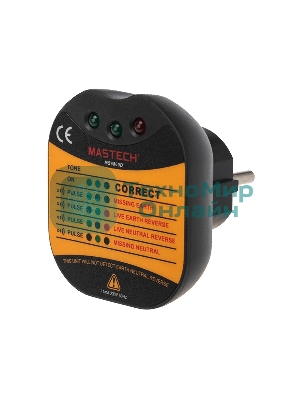 Тестер розеток MS6860D MASTECH