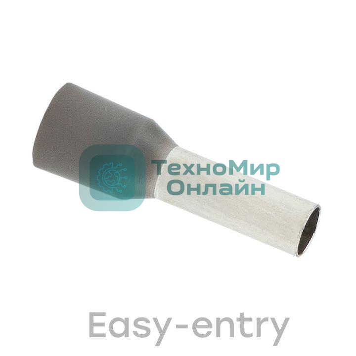 Наконечник штыревой втулочный изол. НШвИ 4.0-9 (уп. 50 шт) EKF nhvi-4.0-9