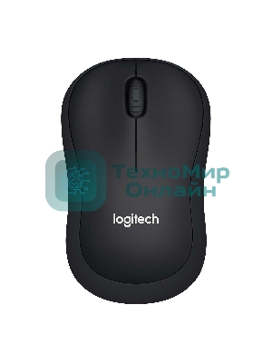 Мышь беспроводная Logitech M220 SILENT черный/серый, 1000 dpi, радиоканал, USB, кнопки - 3