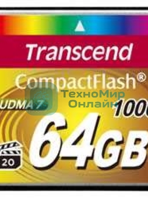 Флеш карта CF 64Gb Transcend TS64GCF1000 (1000X) 