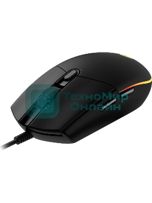 Мышь проводная Logitech G102 LIGHTSYNC черный, 8000 dpi, USB, кнопки - 6