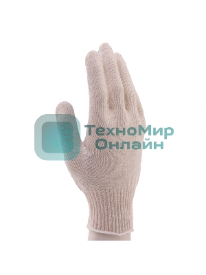 Перчатки трикотажные, с ПВХ точкой, 10 класс Россия