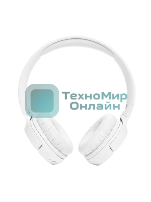 Беспроводные наушники JBL Tune 520BT белый, накладные, Bluetooth, быстрая зарядка, складная конструкция