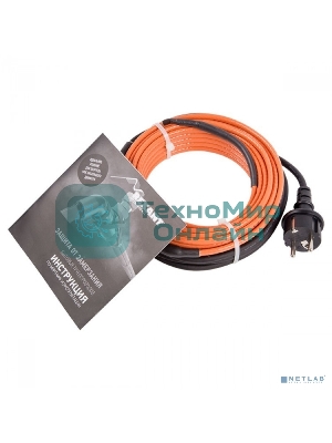 Греющий саморегулирующийся кабель Rexant (в трубу) 10HTM2-CT (8м/80Вт)