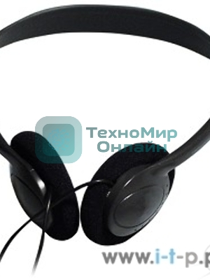 Проводные наушники Ritmix RH-501 черный, накладные, Jack 3.5 мм, складная конструкция