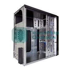 Компьютерный корпус Minitower ExeGate MA-371X Black, mATX (UN350, 120мм) 2хUSB+2хUSB 3.0, Audio